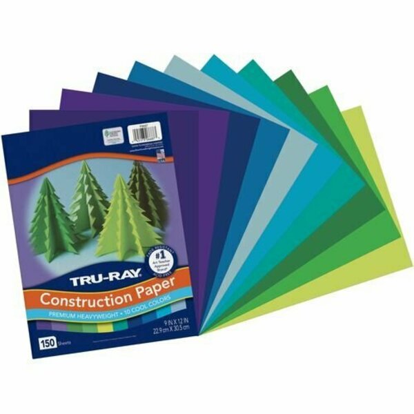 Pacon Construction Paper, 76 lb, 9inx12in, AST w/Holiday GN, 150PK PACP6687